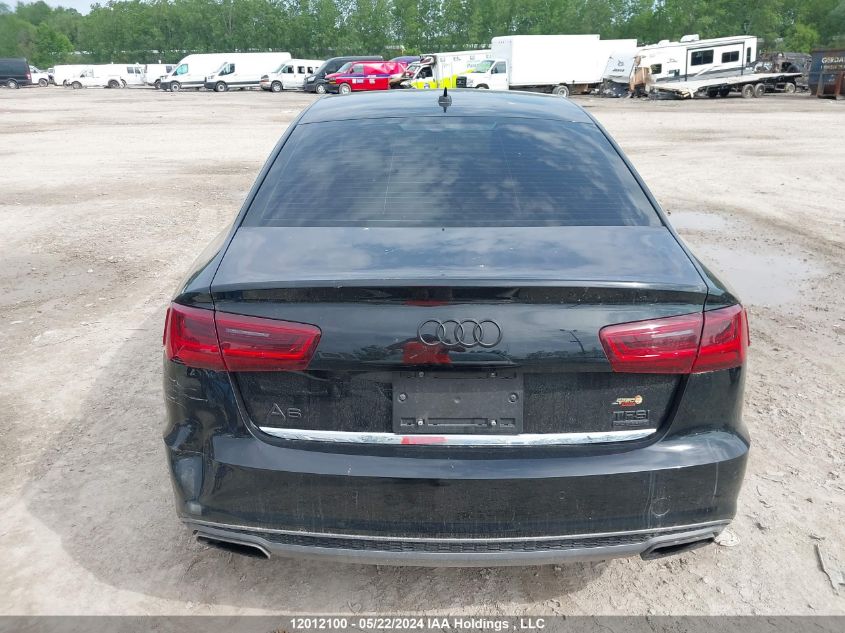 2016 Audi A6 VIN: WAUJGAFC3GN186005 Lot: 12012100