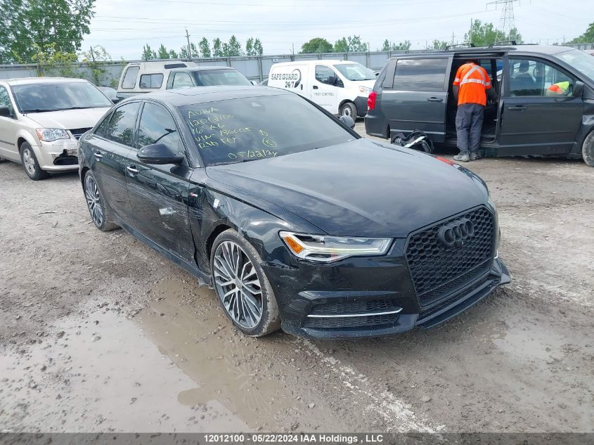 2016 Audi A6 VIN: WAUJGAFC3GN186005 Lot: 12012100