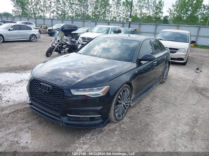 2016 Audi A6 VIN: WAUJGAFC3GN186005 Lot: 12012100