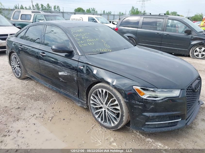 2016 Audi A6 VIN: WAUJGAFC3GN186005 Lot: 12012100