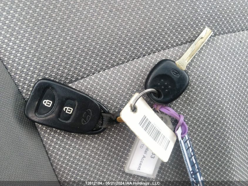 2014 Hyundai Accent Gls/Gs VIN: KMHCT4AE3EU652208 Lot: 12012104