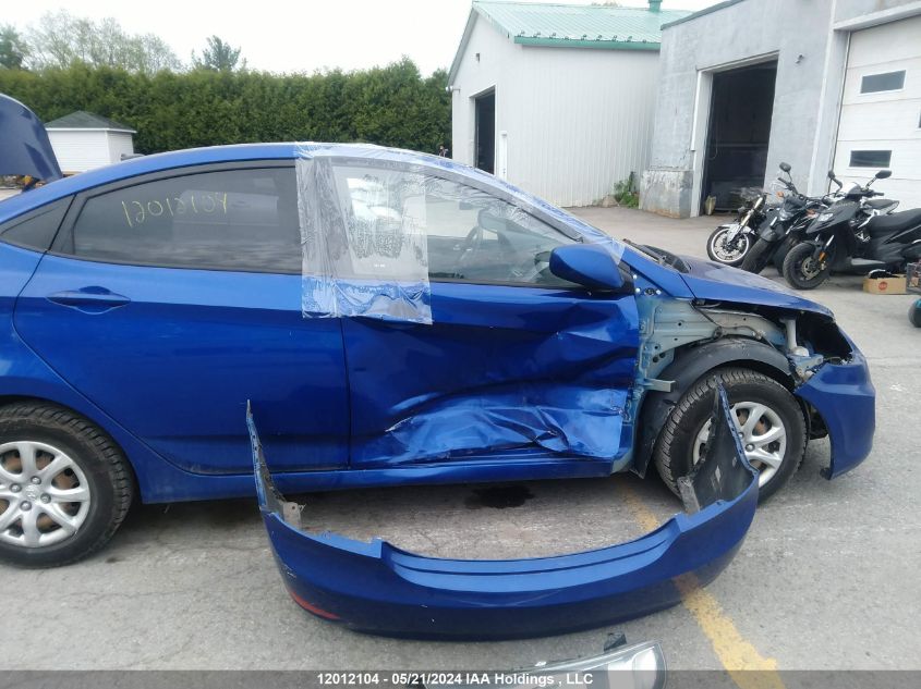 2014 Hyundai Accent Gls/Gs VIN: KMHCT4AE3EU652208 Lot: 12012104