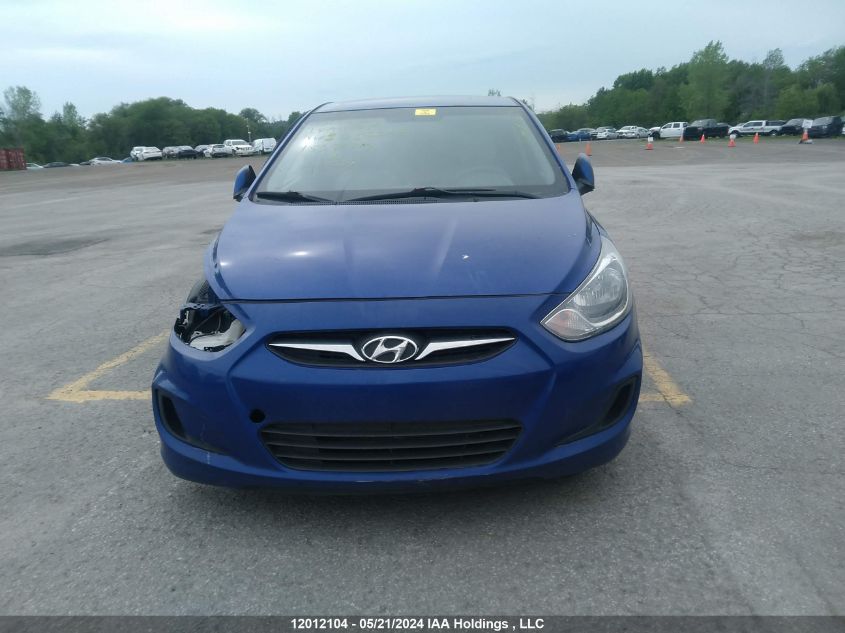 2014 Hyundai Accent Gls/Gs VIN: KMHCT4AE3EU652208 Lot: 12012104
