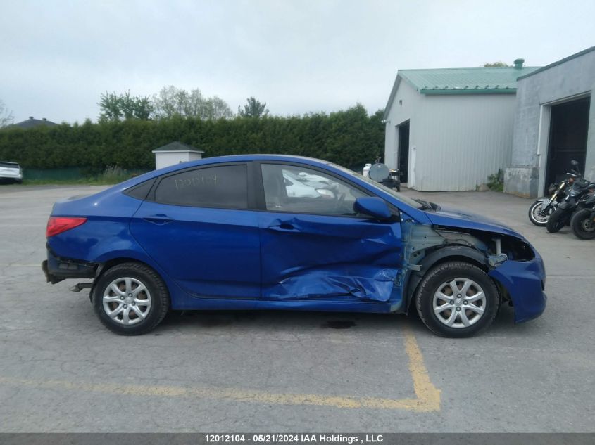 2014 Hyundai Accent Gls/Gs VIN: KMHCT4AE3EU652208 Lot: 12012104