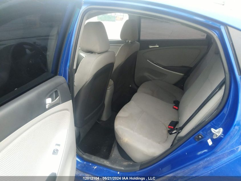 2014 Hyundai Accent Gls/Gs VIN: KMHCT4AE3EU652208 Lot: 12012104