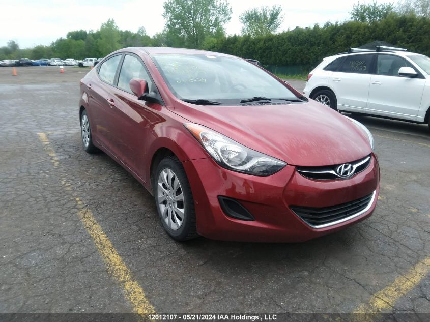 2013 Hyundai Elantra Gl VIN: 5NPDH4AE2DH312759 Lot: 12012107