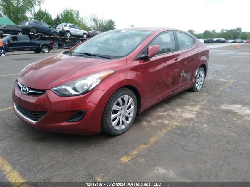 2013 Hyundai Elantra Gl VIN: 5NPDH4AE2DH312759 Lot: 12012107