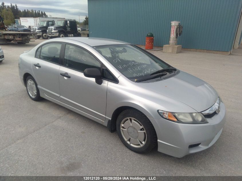 2009 Honda Civic Sdn VIN: 2HGFA16469H032713 Lot: 12012120