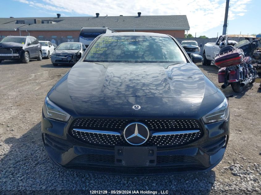 2021 Mercedes-Benz Cla VIN: W1K5J4HB2MN222621 Lot: 12012129