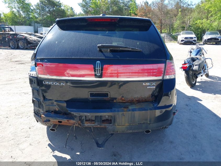 2010 Lincoln Mkx VIN: 2LMDJ8JC8ABJ26984 Lot: 12012136