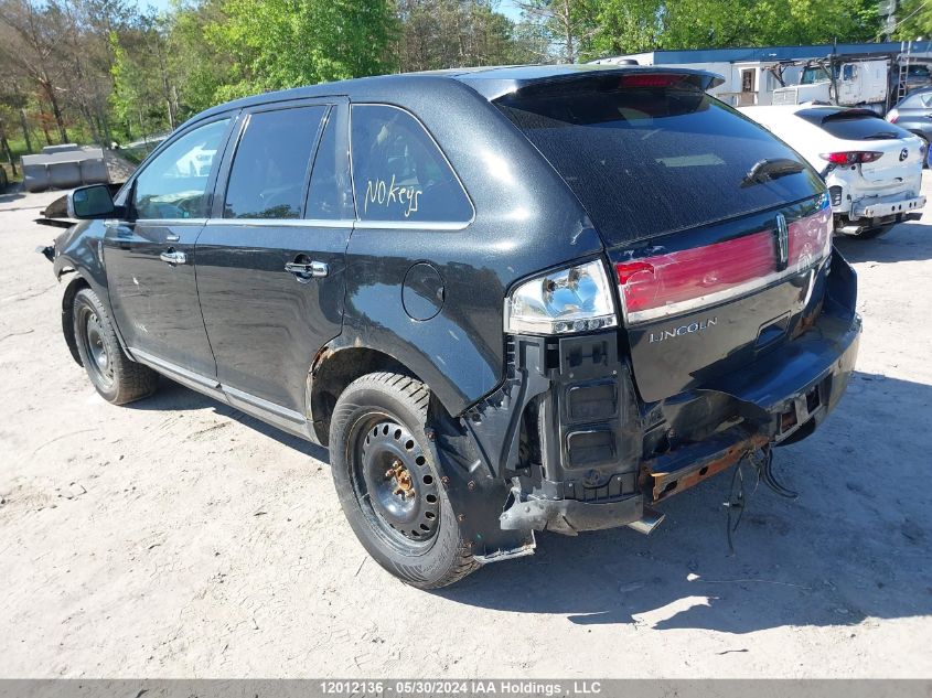 2010 Lincoln Mkx VIN: 2LMDJ8JC8ABJ26984 Lot: 12012136