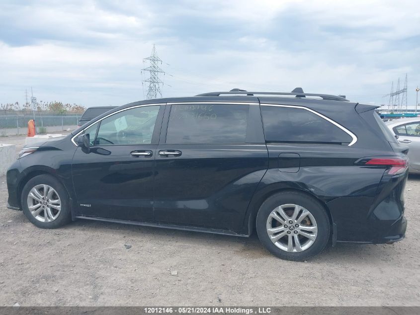 2021 Toyota Sienna Le 8-Passenger/Limited 7-Passenger/Xle 7-Passenger/Xse 7-Passenger VIN: 5TDGSKFC4MS031650 Lot: 12012146
