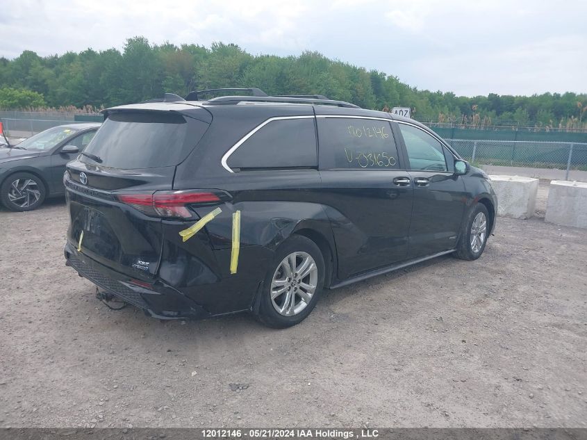 2021 Toyota Sienna Le 8-Passenger/Limited 7-Passenger/Xle 7-Passenger/Xse 7-Passenger VIN: 5TDGSKFC4MS031650 Lot: 12012146