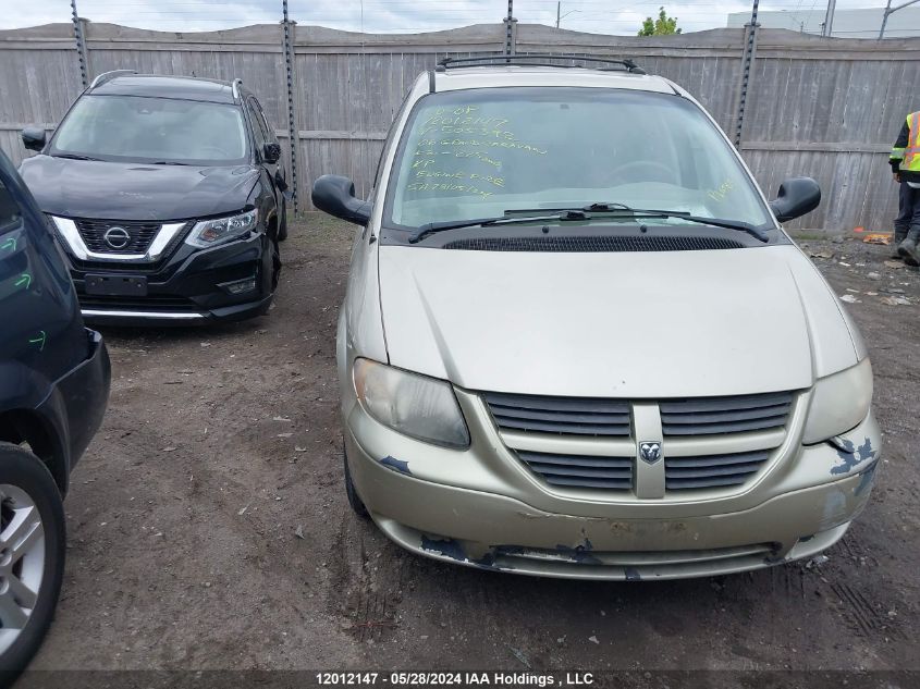 2006 Dodge Grand Caravan Se VIN: 1D4GP24R46B505392 Lot: 12012147