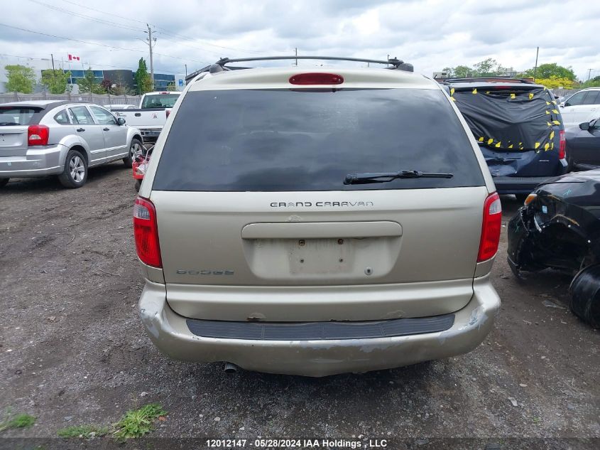 2006 Dodge Grand Caravan Se VIN: 1D4GP24R46B505392 Lot: 12012147