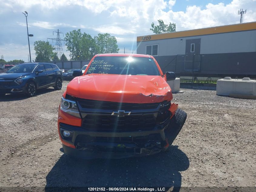 2021 Chevrolet Colorado Z71 VIN: 1GCGTDEN0M1177214 Lot: 12012152