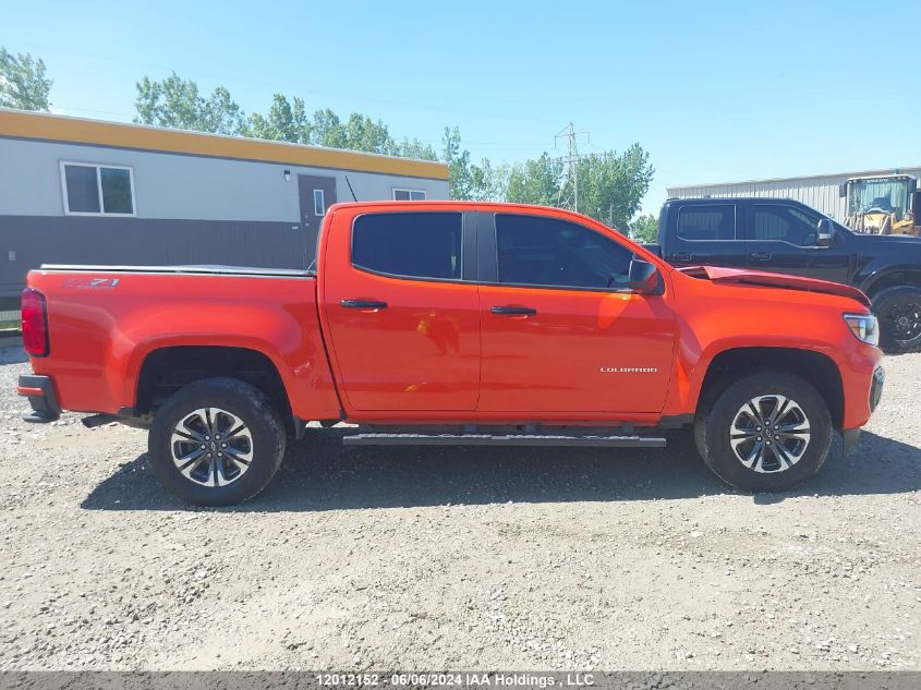 2021 Chevrolet Colorado Z71 VIN: 1GCGTDEN0M1177214 Lot: 12012152