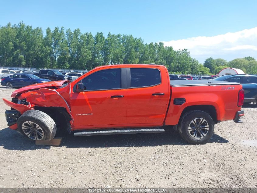 2021 Chevrolet Colorado Z71 VIN: 1GCGTDEN0M1177214 Lot: 12012152