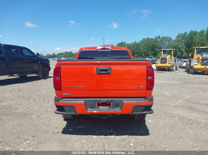 2021 Chevrolet Colorado Z71 VIN: 1GCGTDEN0M1177214 Lot: 12012152