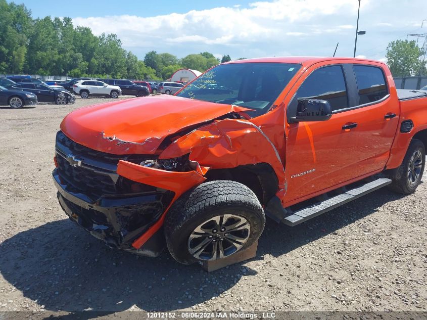 2021 Chevrolet Colorado Z71 VIN: 1GCGTDEN0M1177214 Lot: 12012152