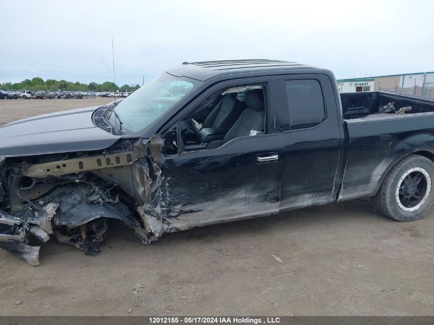 2018 Ford F150 Super Cab VIN: 1FTFX1E5XJFC48481 Lot: 12012155