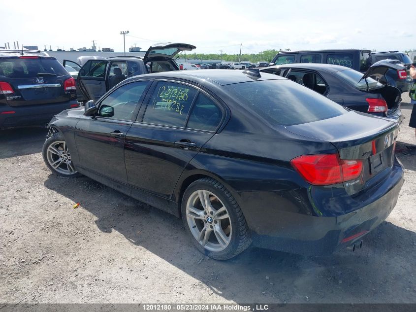 2015 BMW 328I xDrive VIN: WBA3B3G5XFNT18288 Lot: 12012180