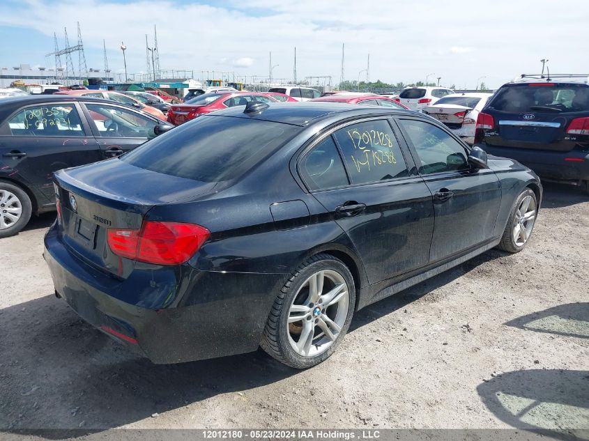 2015 BMW 328I xDrive VIN: WBA3B3G5XFNT18288 Lot: 12012180