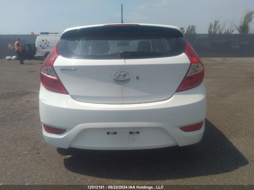 2013 Hyundai Accent Gls/Gs VIN: KMHCT5AE1DU110464 Lot: 12012181