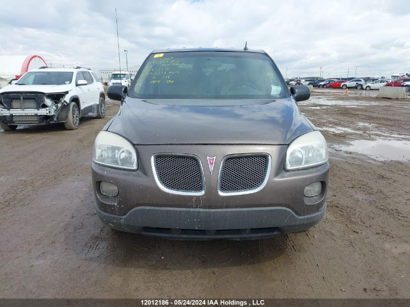 2008 Pontiac Montana Sv6 VIN: 1GMDU03W08D191618 Lot: 12012186