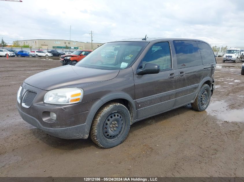 2008 Pontiac Montana Sv6 VIN: 1GMDU03W08D191618 Lot: 12012186