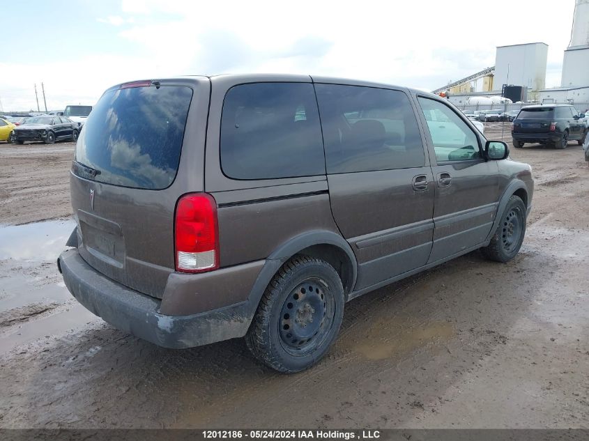 2008 Pontiac Montana Sv6 VIN: 1GMDU03W08D191618 Lot: 12012186