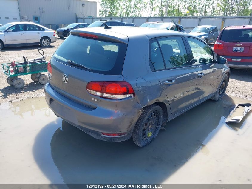 2013 Volkswagen Golf VIN: WVWCA7AJ5DW120826 Lot: 12012192