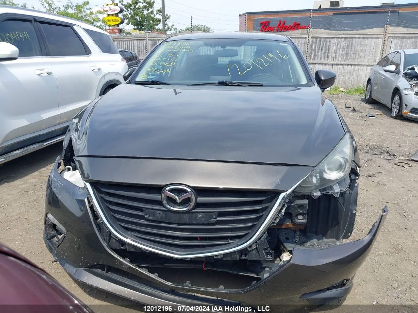 2016 Mazda Mazda3 VIN: 3MZBM1V71GM296482 Lot: 12012196