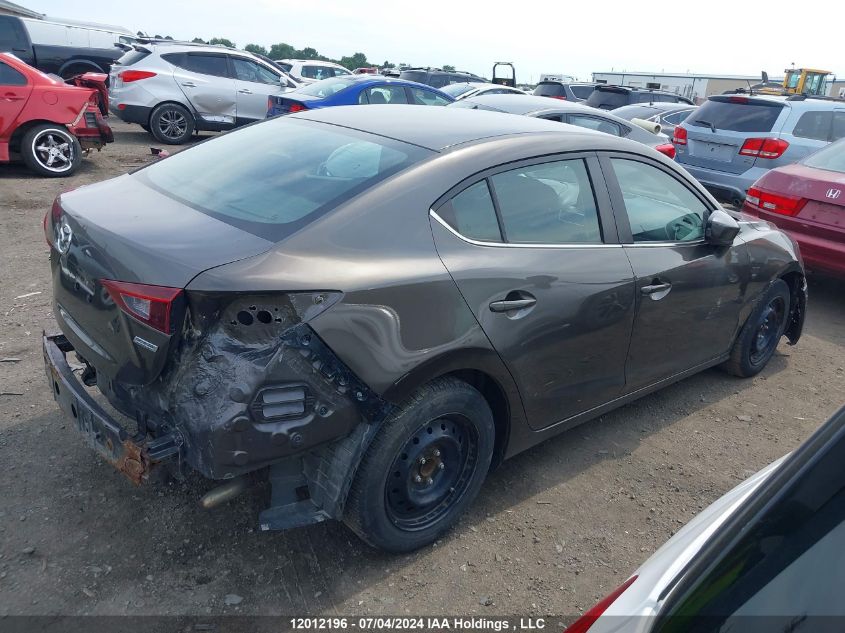 2016 Mazda Mazda3 VIN: 3MZBM1V71GM296482 Lot: 12012196