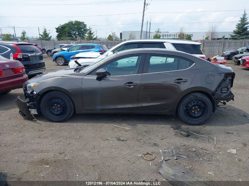 2016 Mazda Mazda3 VIN: 3MZBM1V71GM296482 Lot: 12012196