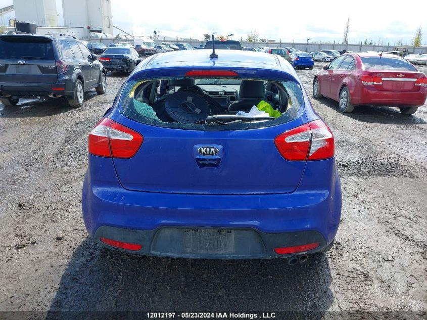 2013 Kia Rio VIN: KNADN5A31D6894180 Lot: 12012197