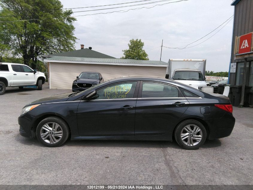 2014 Hyundai Sonata VIN: 5NPEB4AC8EH824581 Lot: 12012199