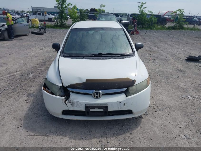 2008 Honda Civic VIN: 2HGFA16488H111301 Lot: 12012202