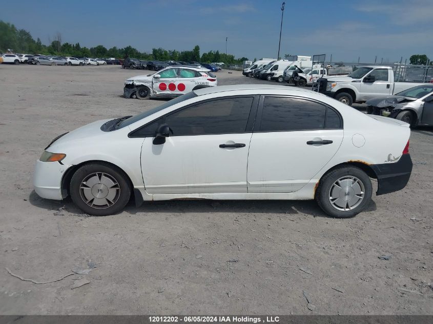 2008 Honda Civic VIN: 2HGFA16488H111301 Lot: 12012202