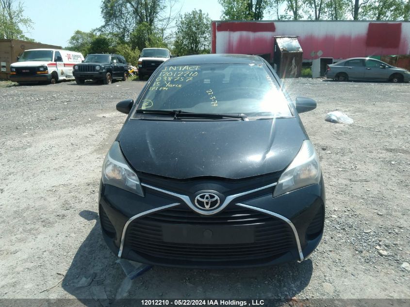 2015 Toyota Yaris VIN: VNKKTUD36FA038757 Lot: 12012210