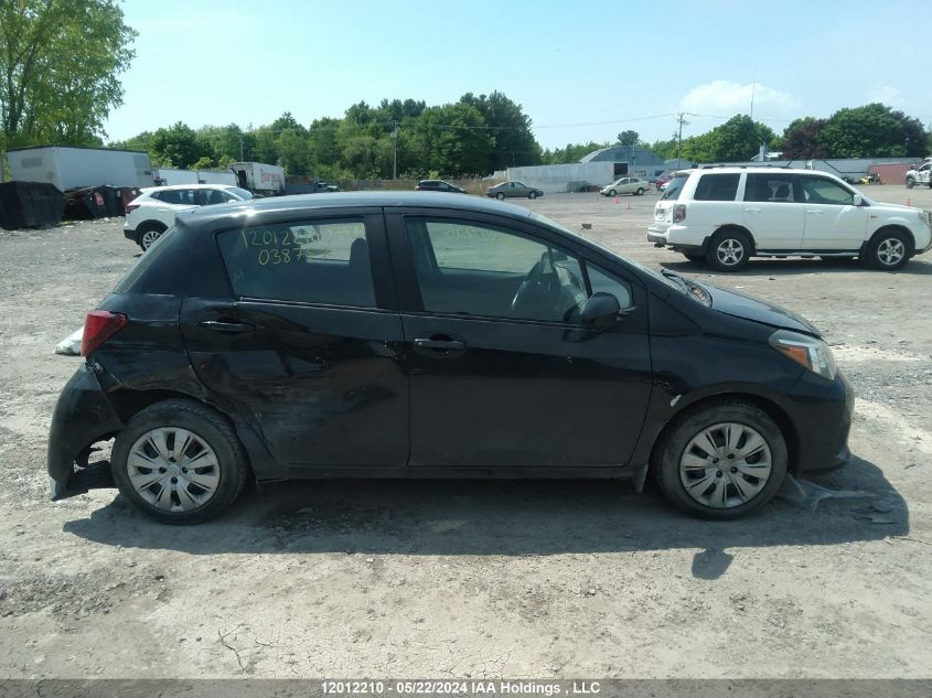 2015 Toyota Yaris VIN: VNKKTUD36FA038757 Lot: 12012210