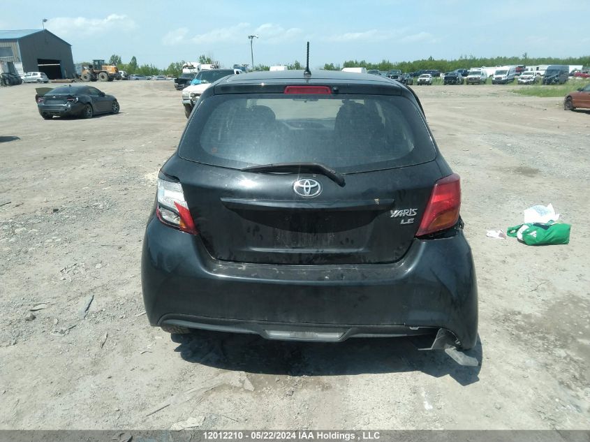 2015 Toyota Yaris VIN: VNKKTUD36FA038757 Lot: 12012210