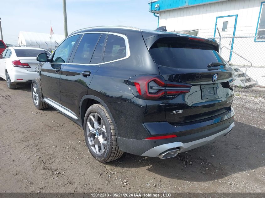 2024 BMW X3 VIN: 5UX63DP06R9T97414 Lot: 12012213