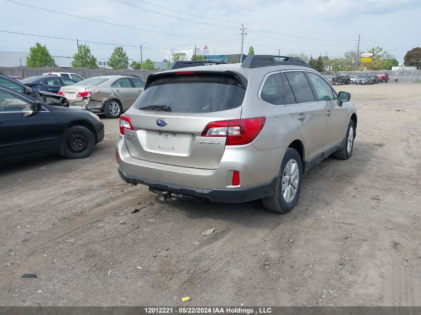 2015 Subaru Legacy Outback VIN: 4S4BSCDC4F3321566 Lot: 12012221