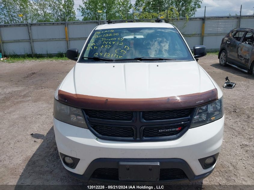 2016 Dodge Journey VIN: 3C4PDCCG3GT145432 Lot: 12012228