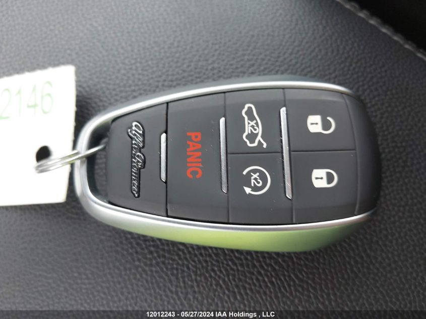 2021 Alfa Romeo Stelvio Ti Sport Awd VIN: ZASPAKBNXM7D18437 Lot: 12012243