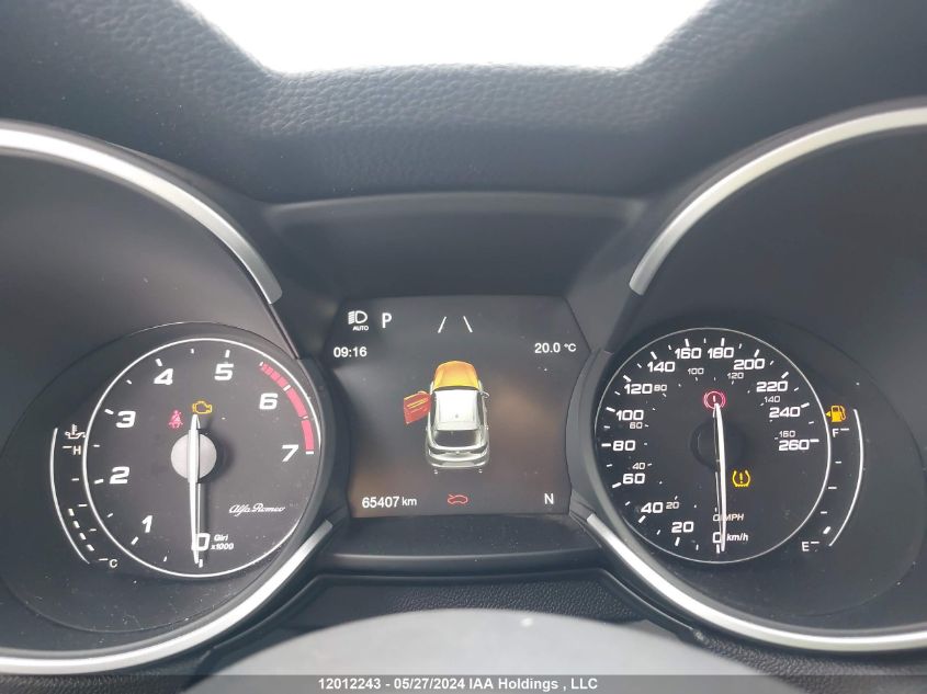 2021 Alfa Romeo Stelvio Ti Sport Awd VIN: ZASPAKBNXM7D18437 Lot: 12012243