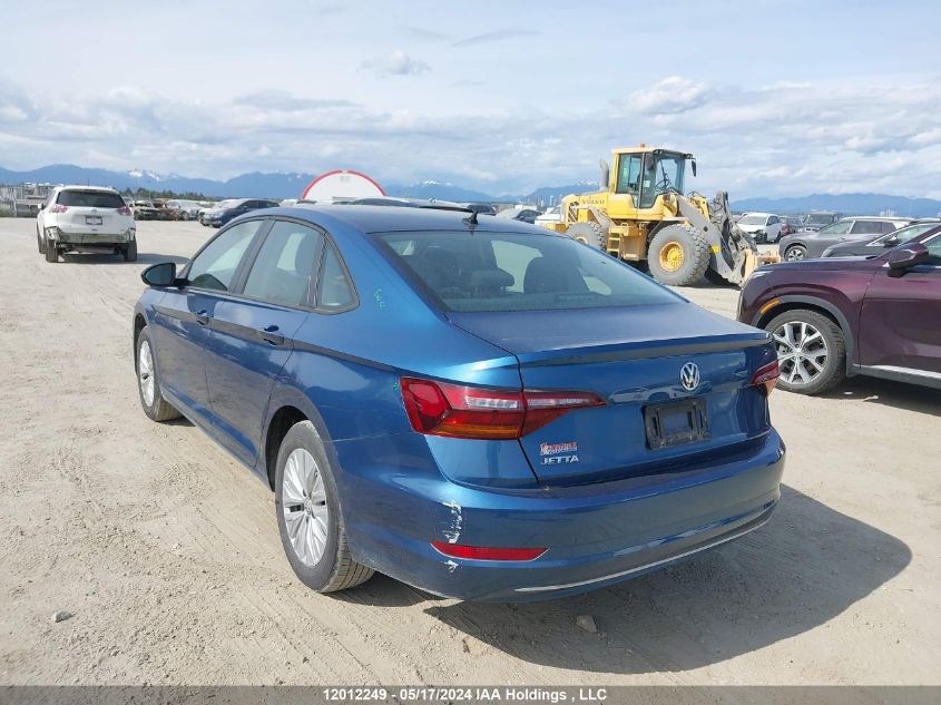 2019 Volkswagen Jetta VIN: 3VWC57BU9KM087126 Lot: 12012249