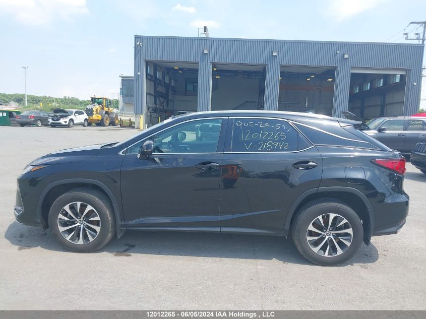 2020 Lexus Rx 350 VIN: 2T2HZMDAXLC218942 Lot: 12012265
