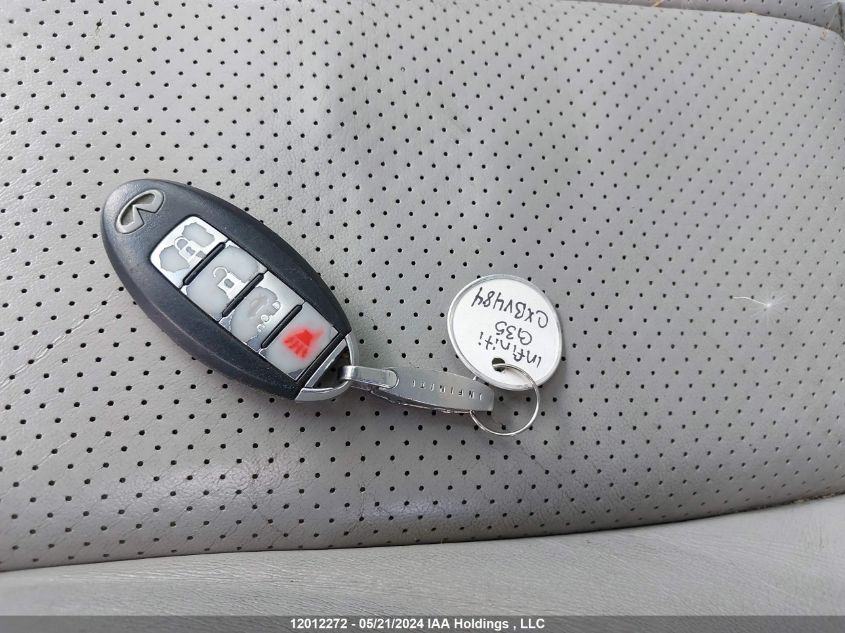 2007 Infiniti G35 VIN: JNKBV61E67M701196 Lot: 12012272